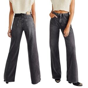 WE THE FREE x FREE PEOPLE Tinsley Baggy High Rise Straight Leg Jeans